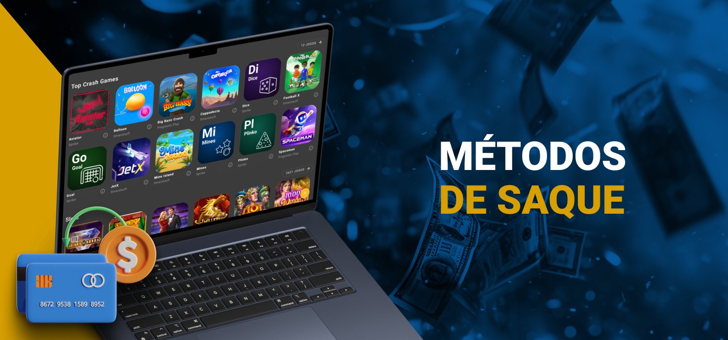 métodos de retirada de fundos