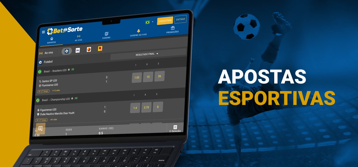 Apostas esportivas na Bet da Sorte Brasil